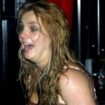 Britney Spears drunk and laughing