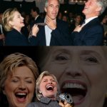Hillary strangled Epstein