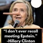 Hillary Clinton Pinocchio nose