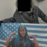 NWBF & North West Blue U.S.A Flag meme