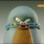 Purple and brown monster meme