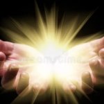 Divine hands bestowing