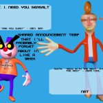 Planet Dob themed shared announcement temp meme