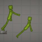 Pushing someone off a cliff