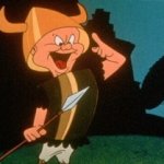 Spear and Magic Helmet