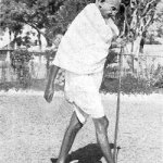 Gandhi Walking