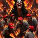 MAGAts burning in Hell with Satan laughing