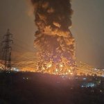 Iran oil refinery fire