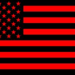 red USA flag