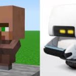 baby villager vs moe from walle meme