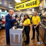 Trump at Waffle House
