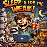 Sleep is for the weak