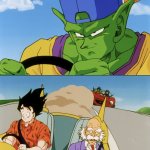 Piccolo Goku Car Racing