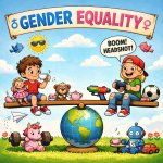 Boys and girls gender ecuality (funny)
