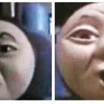 Thomas the Engine surprised