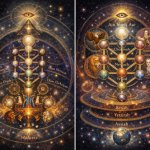 2. Kabbalistic --CHARIOT IMAGERY turned into COSMIC DIAGRAMS of