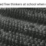 I loved recess when I was a child. | So-called free thinkers at school when recess: | image tagged in gifs,recess,memes,blank white template,so-called free thinkers,so called free thinkers | made w/ Imgflip video-to-gif maker