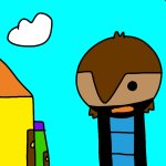 Evan Standing Outside