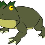 Female Beelzebufo (Paleoverse + EOIverse)