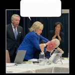 Hillary strangles Bill