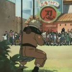 Naruto on a Swing