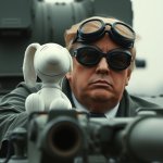 Trump tank Snoopy, candidate of peace, bringer of forever wars