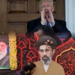 Trump and cardboard ayatollah