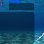 Aqua's announcement template meme