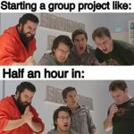 group project meme