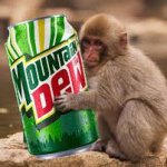 Mountain Dew Monkey