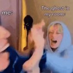 me and the ghost in my room - gif - deku shinkansen sketcher GIF Template