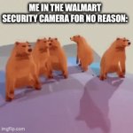 clever title | ME IN THE WALMART SECURITY CAMERA FOR NO REASON: | image tagged in gifs,dance,funny | made w/ Imgflip video-to-gif maker