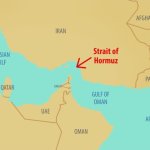 Map strait of hormuz
