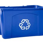 Blue Recycling Bin