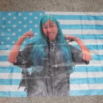 North West Blue U.S.A Flag meme