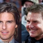 Tom Cruise before and after
