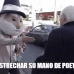 Let me stretch your hand from poet to poet GIF Template