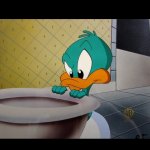 Plucky go down the hole