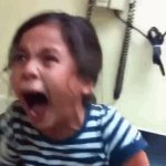 Girl freaking out at the doctor's