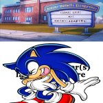 Sonic laughs at Come See My Hairy Armpits | image tagged in who laughs at come see my hairy armpits,deviantart,sonic the hedgehog,sonic,captain underpants,sega | made w/ Imgflip meme maker