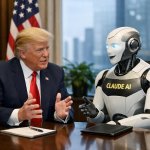 Trump is talking to Claude AI