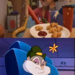 CHICKEN STARS!!!! | image tagged in ruin this fill in meme 537,slappy squirrel,chicken stars | made w/ Imgflip meme maker