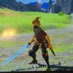 He's just standing there menacingly