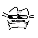 Disgusted reaction cat drawing meme