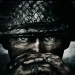 COD WWII thousand yard stare