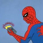 spiderman detector meme
