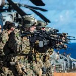 U.S. Marines Onboard Ship