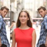 Double Distracted Boyfriend