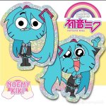 Gumball dressing up as Hatsune Miku