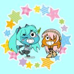 Hatsune Gumball and Megurine Darwin